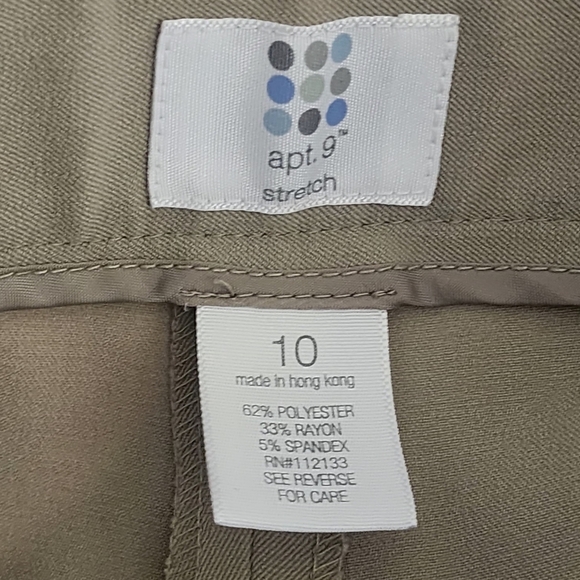 Apt 9 Khaki Tan Stretch Career Dress Pants - Picture 10 of 10